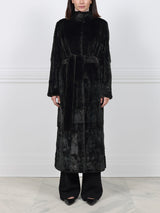 The Claudia Black Ermine Fur Coat