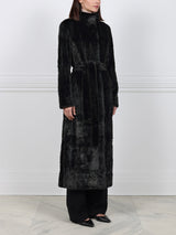 The Claudia Black Ermine Fur Coat
