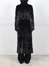 The Claudia Black Ermine Fur Coat