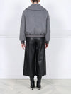 Fur Lined Wool Bomber