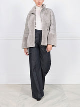 The Demie Shearling Trimmed Puffer Jacket