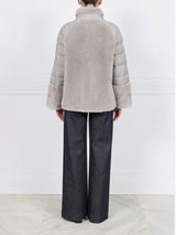 The Demie Shearling Trimmed Puffer Jacket