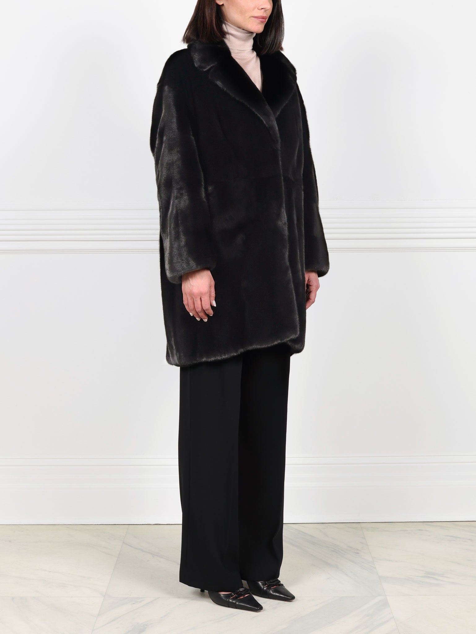 The Declan Oversized Mink Fur Coat