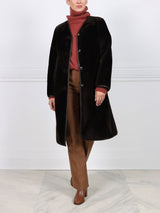 The Annie Reversible Merino Shearling Coat