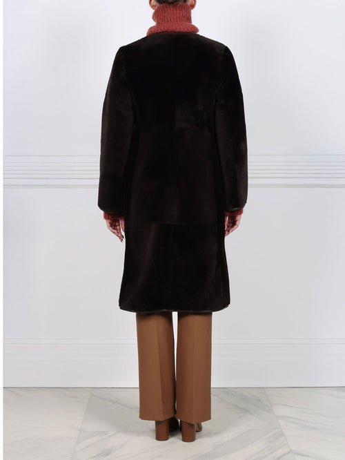 The Annie Reversible Merino Shearling Coat