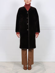 The Annie Reversible Merino Shearling Coat