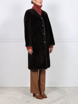 The Annie Reversible Merino Shearling Coat