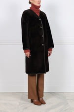 The Annie Reversible Merino Shearling Coat