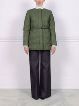 The Amy Quilted Sheared Fur Reversible Jacket