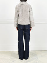 Reversible Shearling Whipstitch Jacket