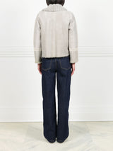 Reversible Shearling Whipstitch Jacket
