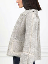Reversible Shearling Whipstitch Jacket