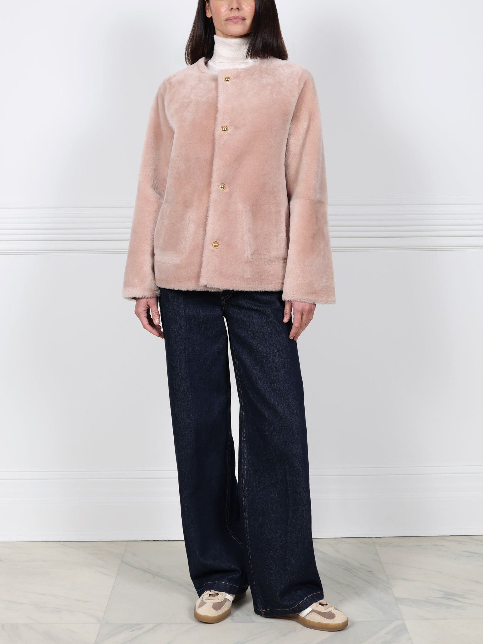 The Farrah Reversible Shearling Jacket