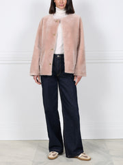 The Farrah Reversible Shearling Jacket