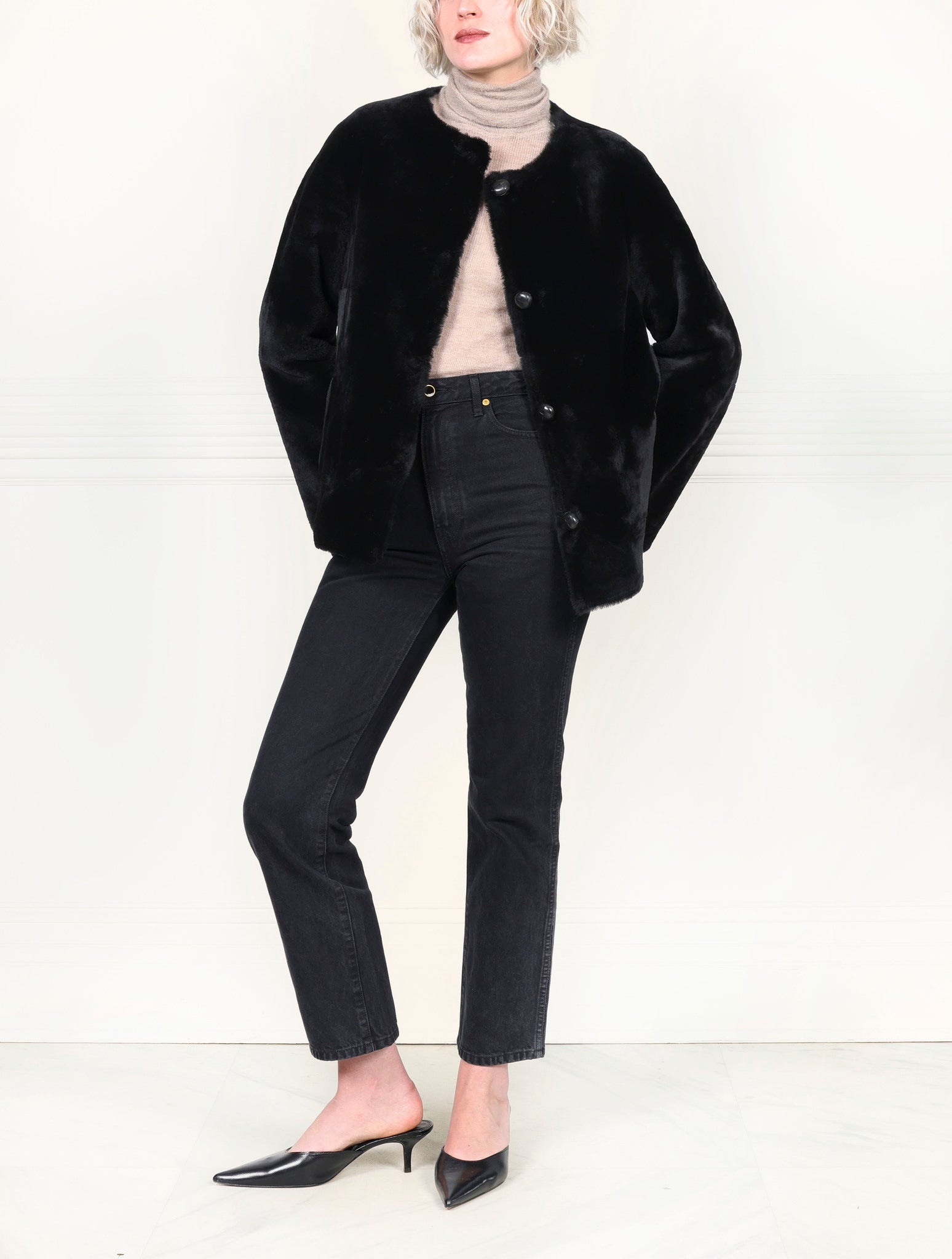 The Lisette  Shearling Jacket
