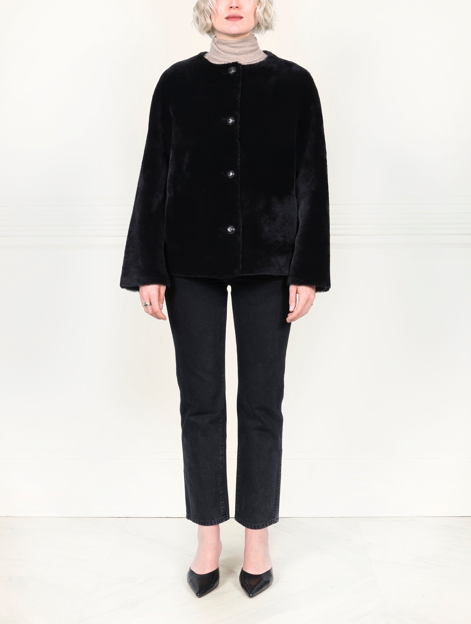 The Lisette  Shearling Jacket