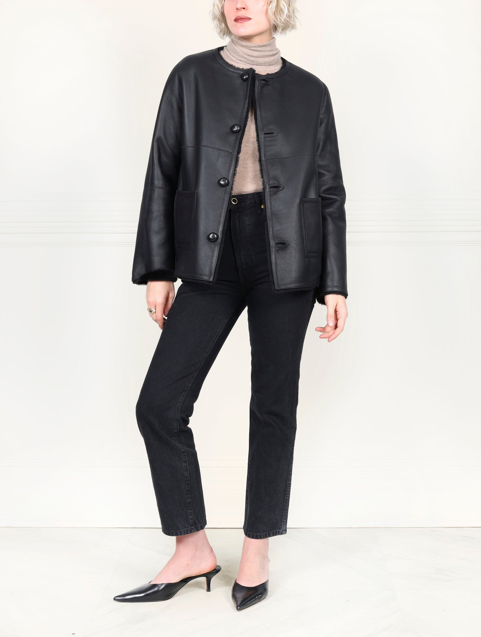 The Lisette  Shearling Jacket