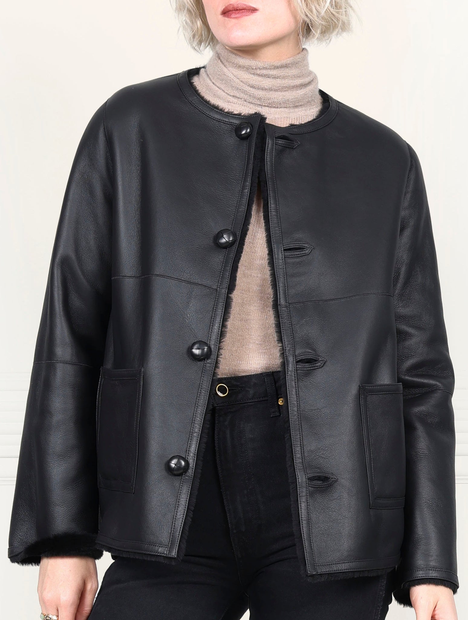 The Lisette  Shearling Jacket