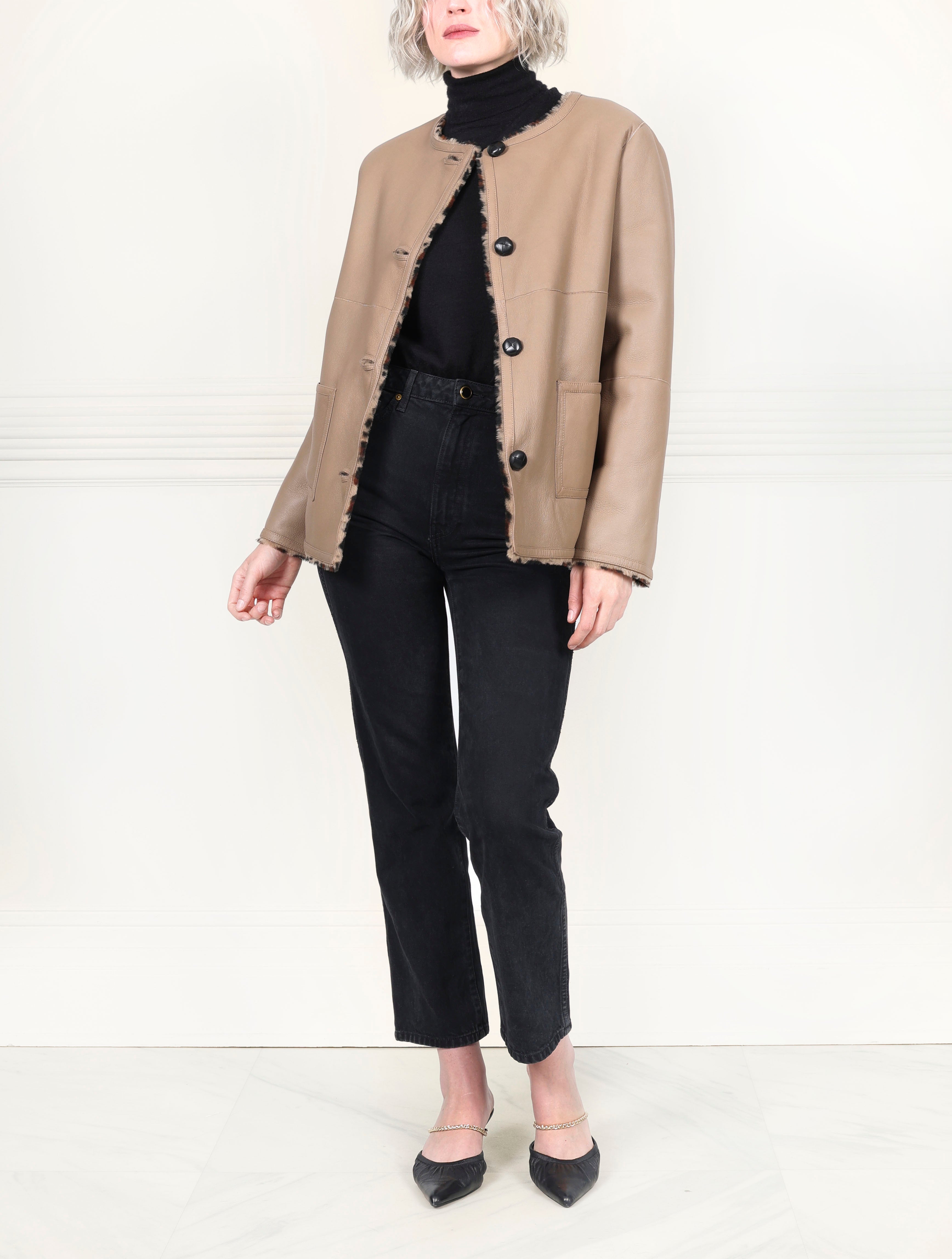 The Lisette  Shearling Jacket