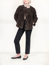 The Lisette Upcycled Shearling Jacket