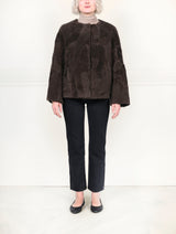 The Lisette Upcycled Shearling Jacket