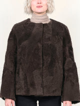 The Lisette Upcycled Shearling Jacket