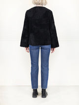 The Lisette Upcycled Shearling Jacket