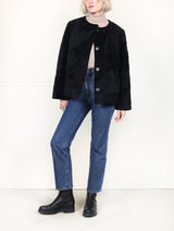 The Lisette Upcycled Shearling Jacket