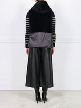 The BC Hooded Shearling Puffer Vest