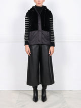 The BC Hooded Shearling Puffer Vest