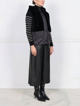 The BC Hooded Shearling Puffer Vest