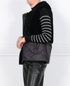 The BC Hooded Shearling Puffer Vest