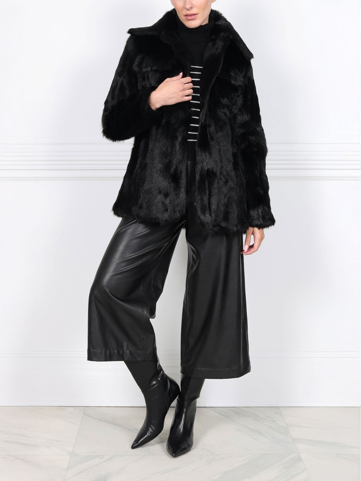 SHEARLING SAFARI JACKET