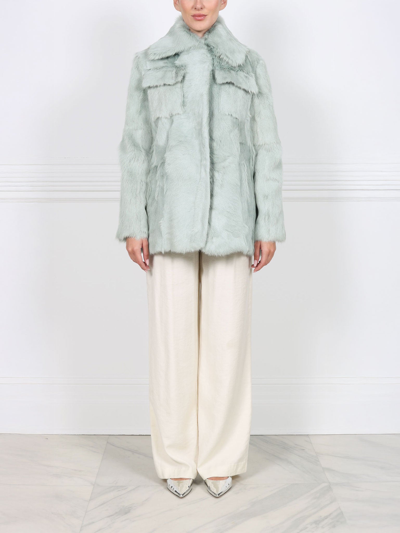 SHEARLING SAFARI JACKET