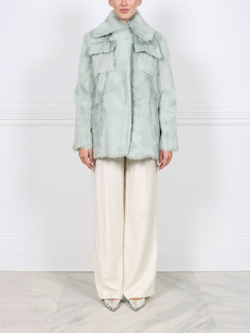 SHEARLING SAFARI JACKET