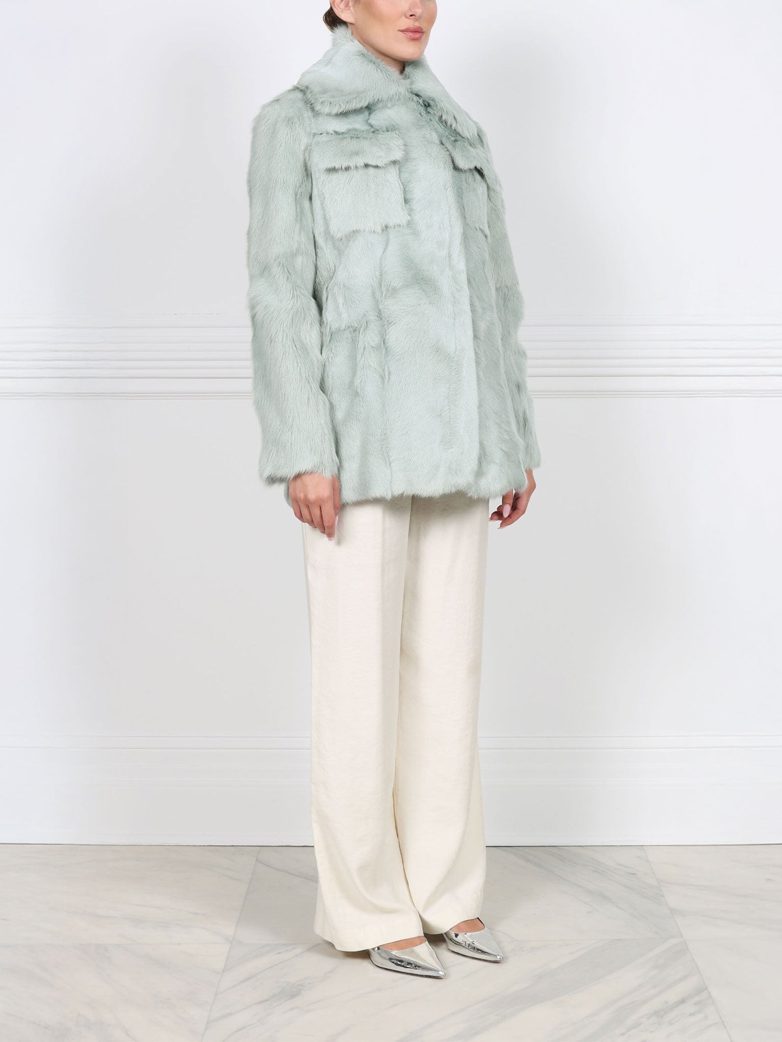 SHEARLING SAFARI JACKET