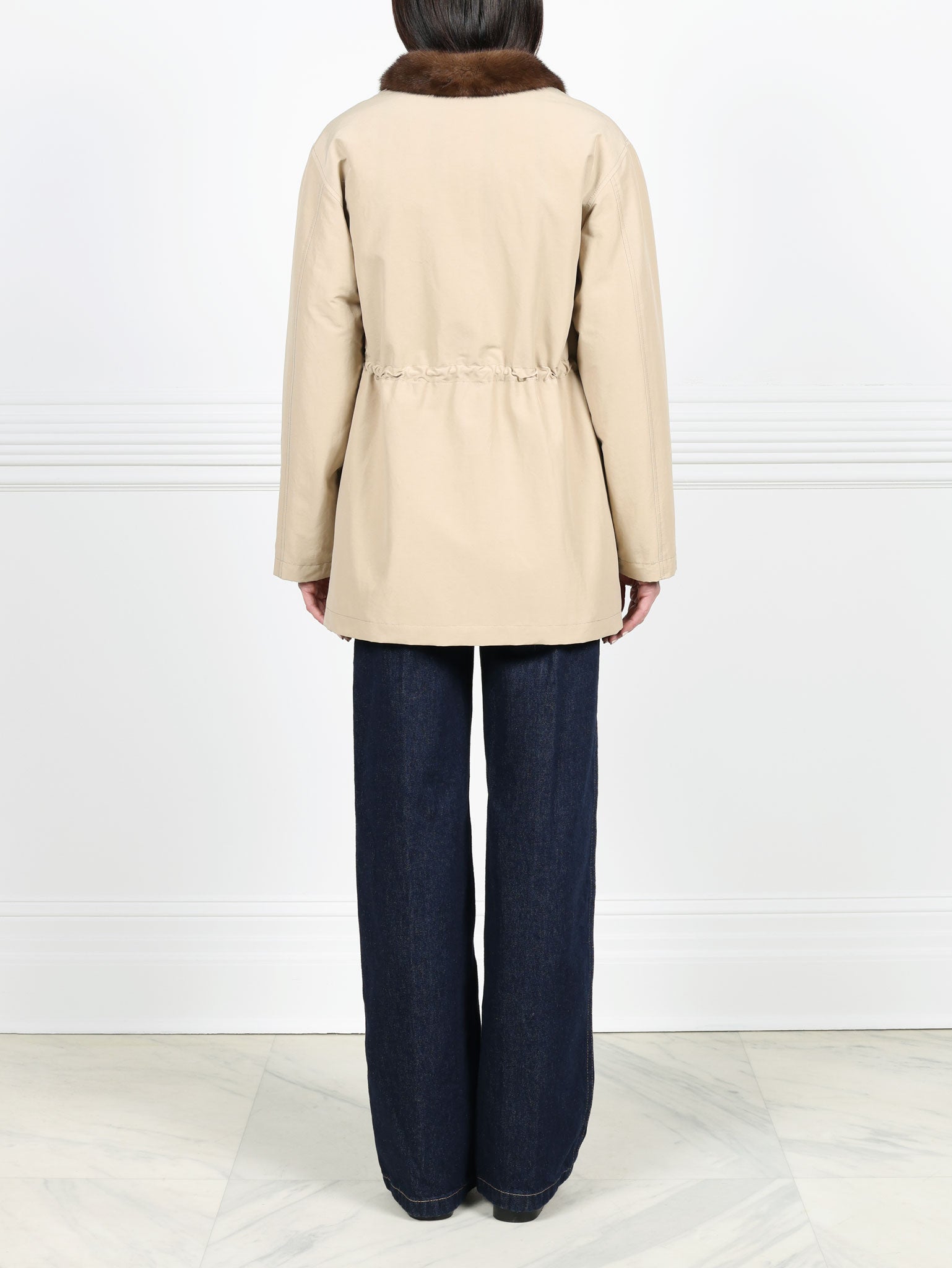 The Quincy Mink Lined Fur Jacket