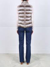 The Tristan Chinchilla Fur Vest