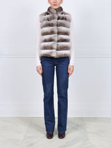 The Tristan Chinchilla Fur Vest