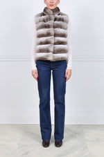 The Tristan Chinchilla Fur Vest