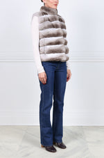 The Tristan Chinchilla Fur Vest