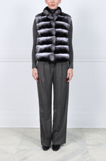 The Tristan Chinchilla Fur Vest