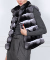 The Tristan Chinchilla Fur Vest