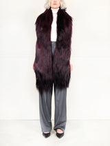 Long Hair Shearling Scarf in Multiple Colors