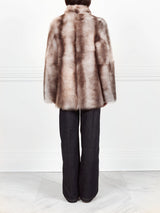 Chinchilla Dyed Shearling Coat