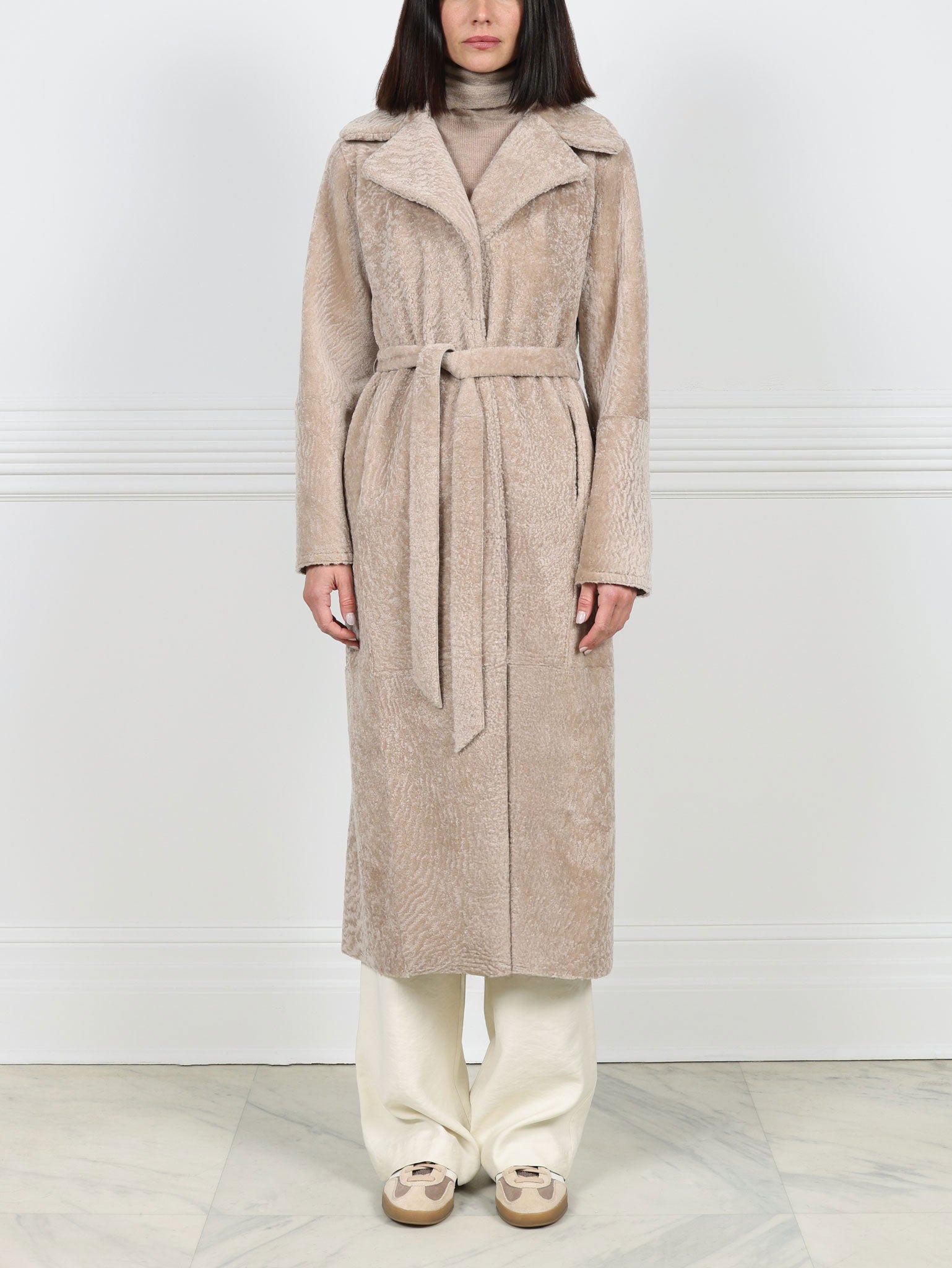 The Celine Shearling Trench Coat