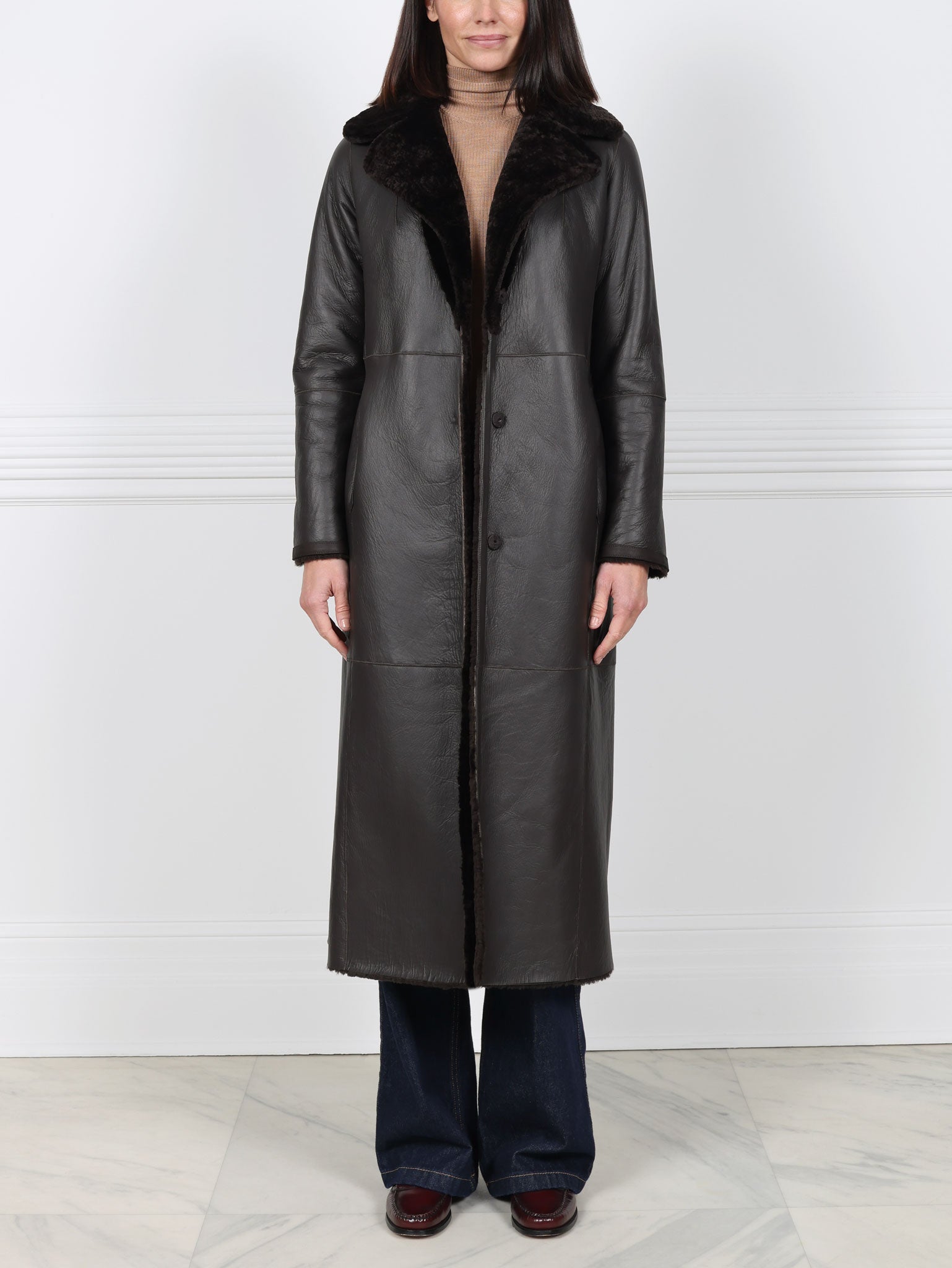The Celine Shearling Trench Coat