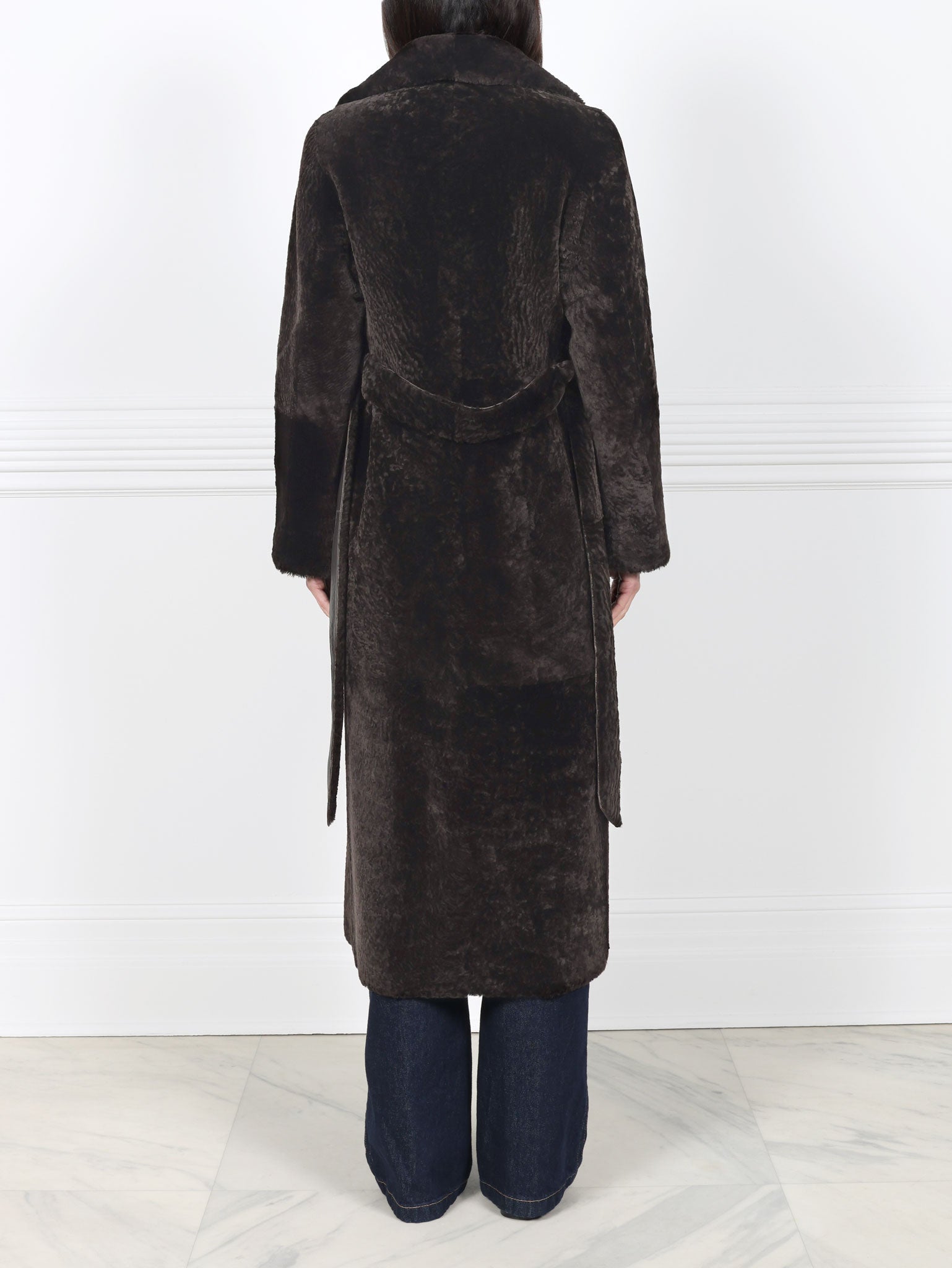 The Celine Shearling Trench Coat