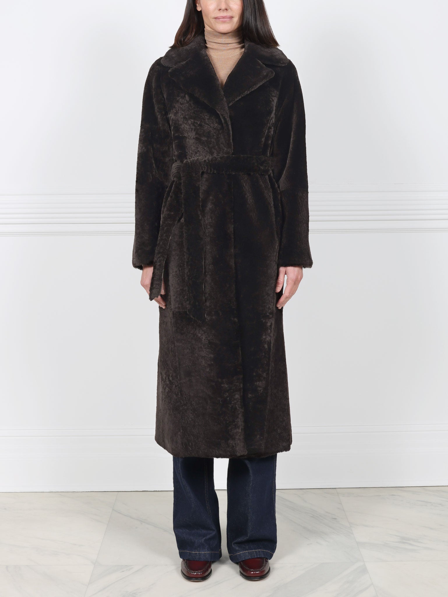 The Celine Shearling Trench Coat