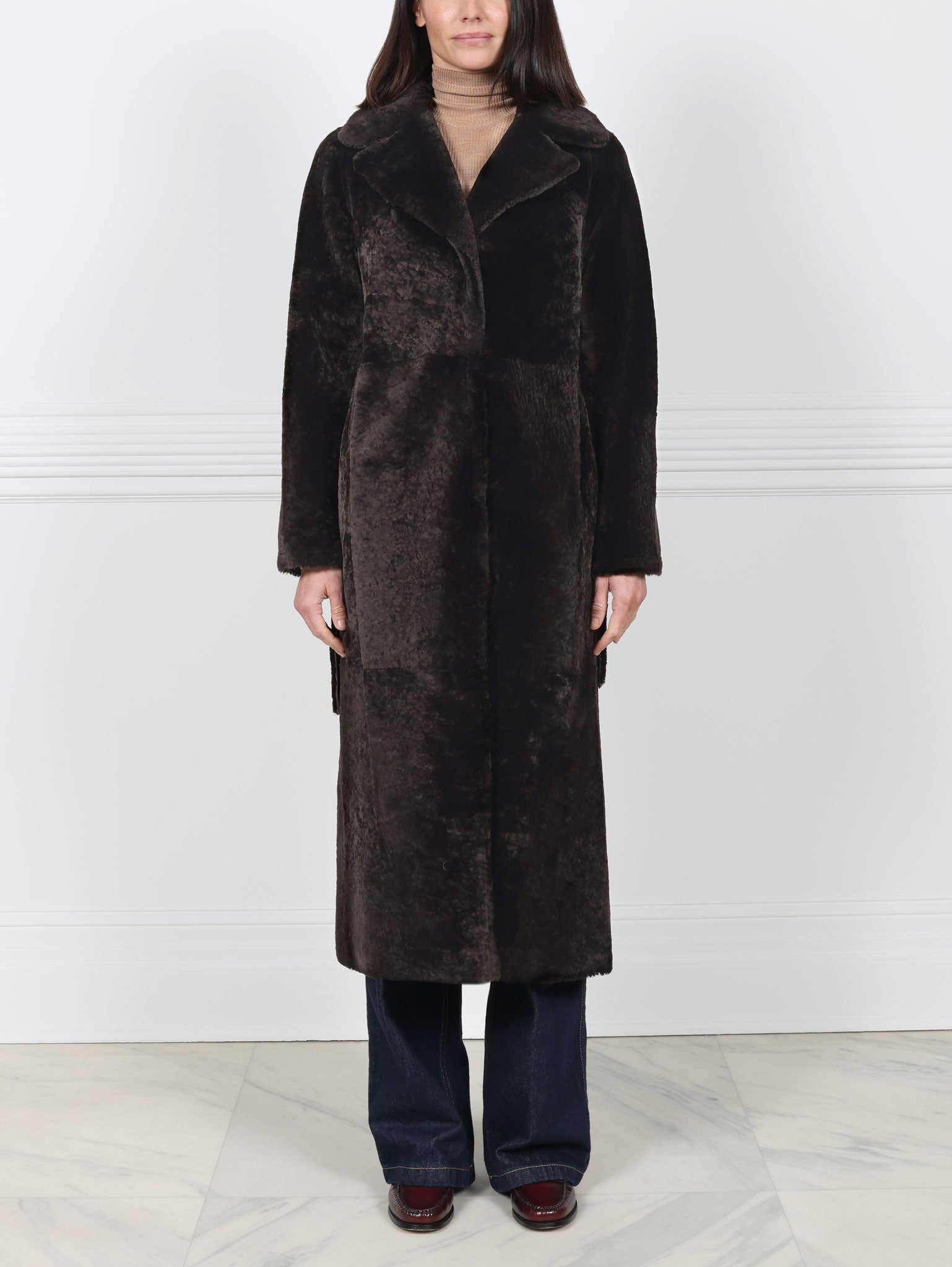 The Celine Shearling Trench Coat